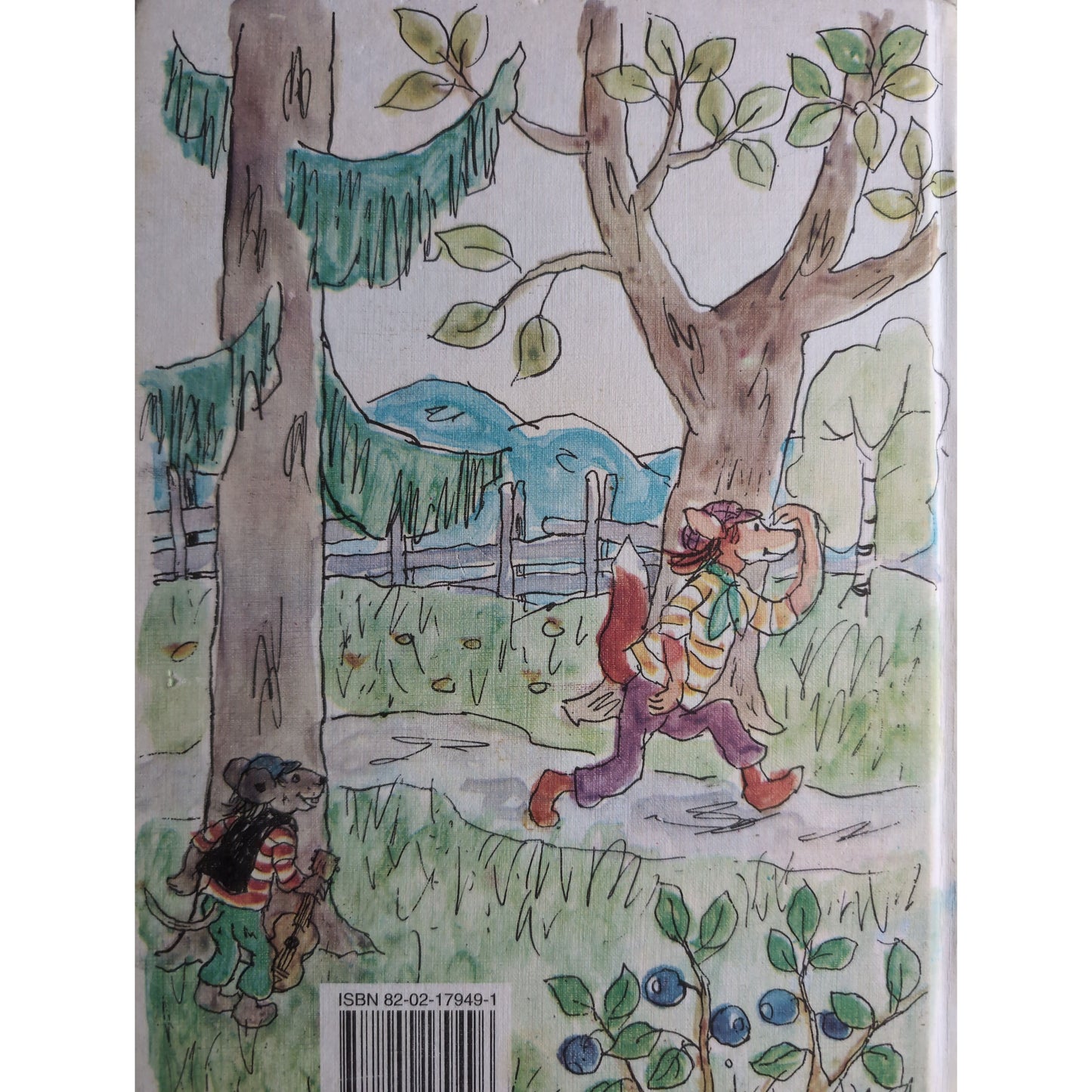 Thorbjørn Egner klatremus Hakkebakkeskogen brukte bøker