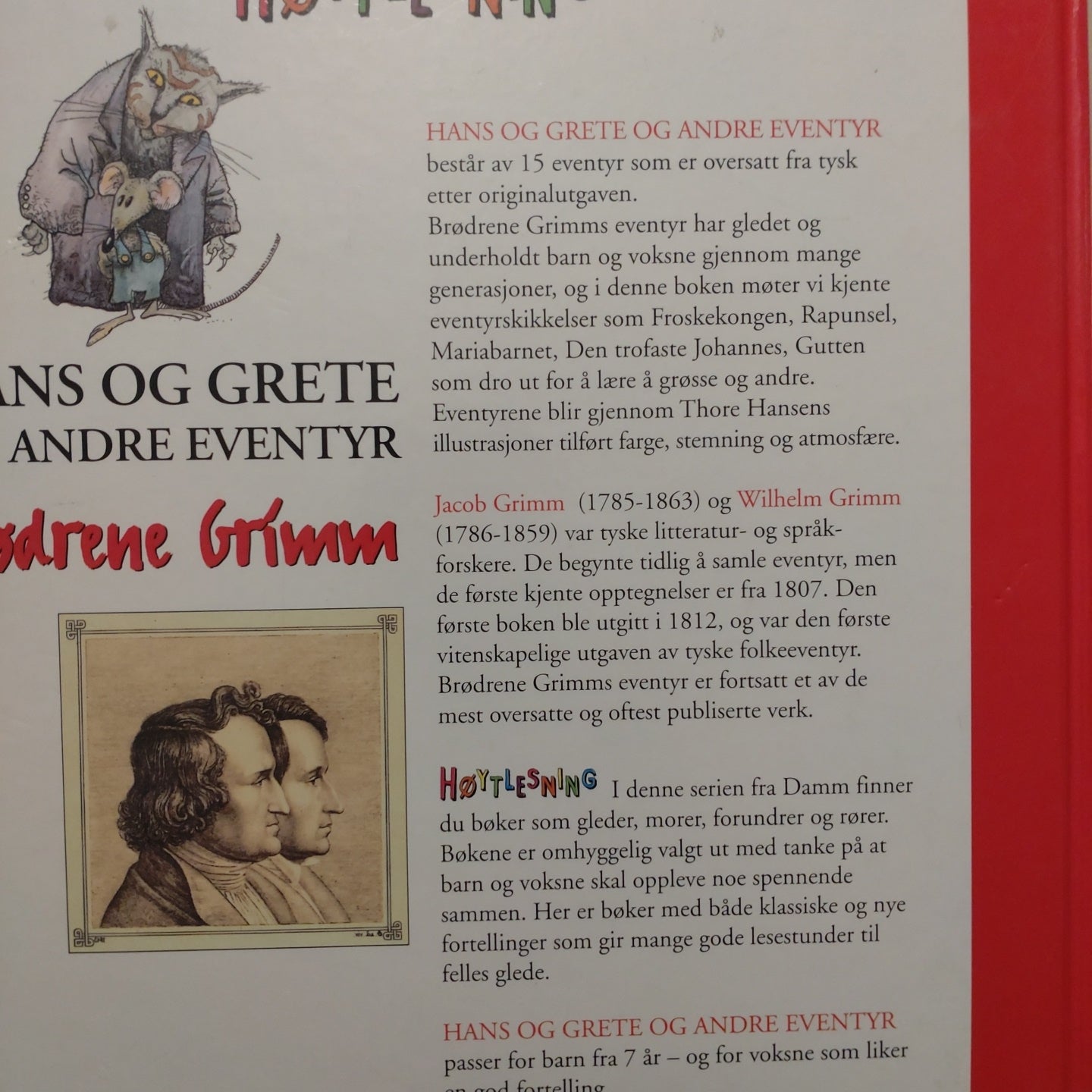 Brødrene Grimm: Hans og Grete og andre eventyr
