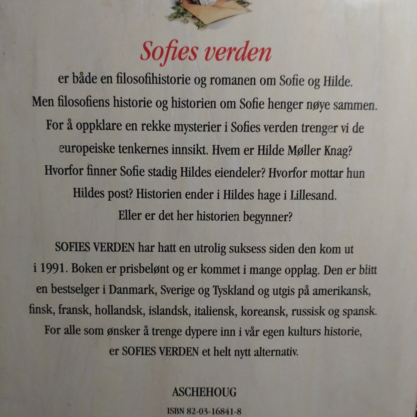 Gaarder, Jostein: Sofies verden
