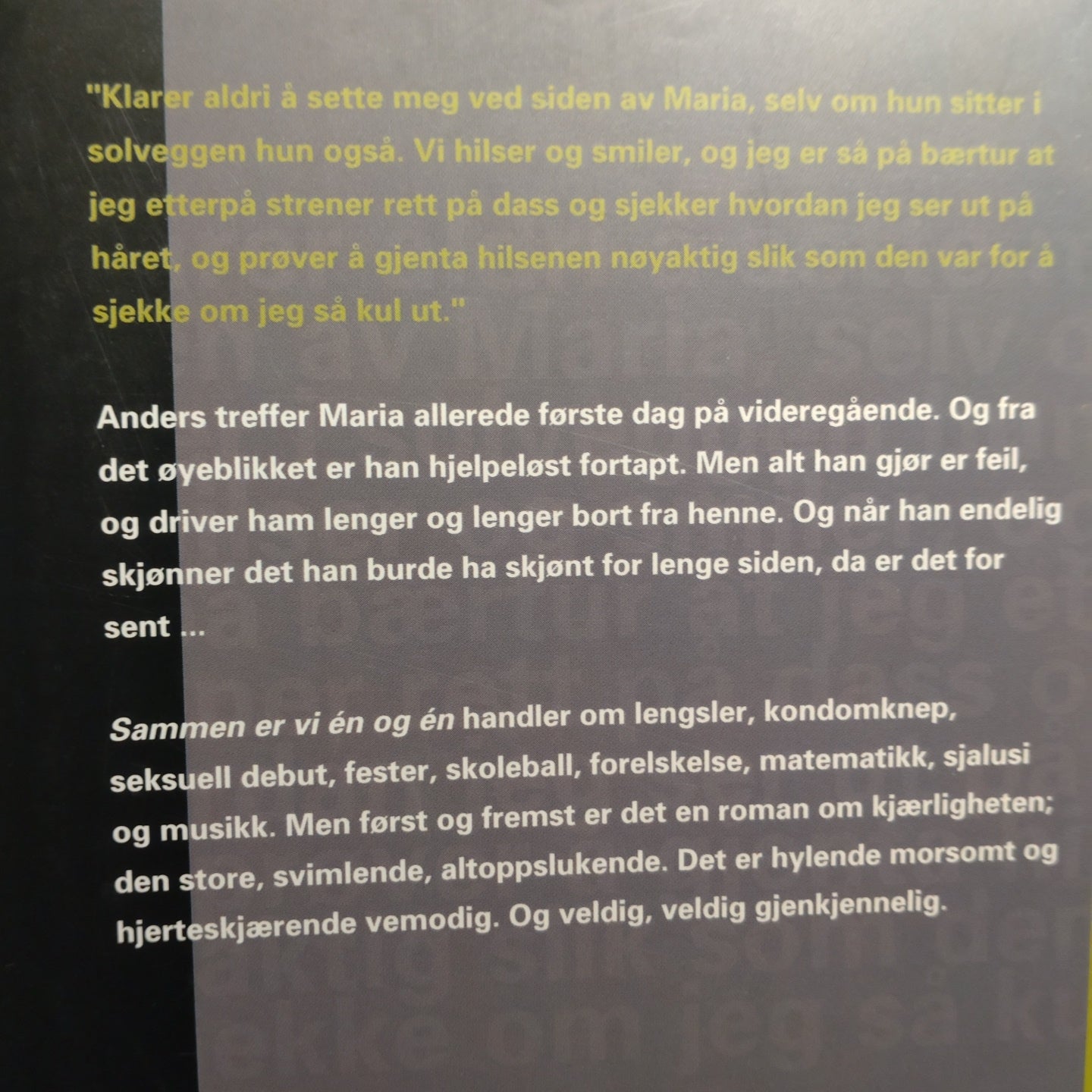 Henmo, Sverre: Sammen er vi én og én