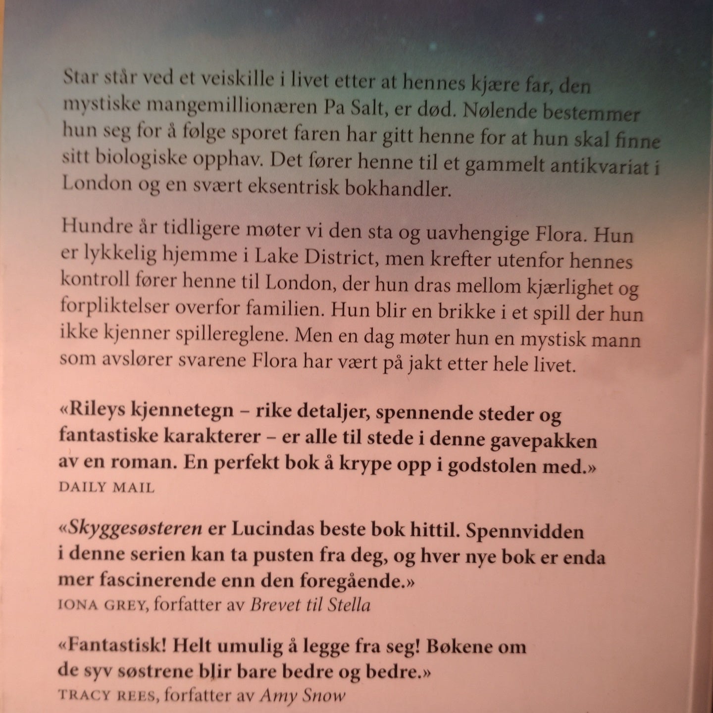 Riley, Lucinda: Skyggesøsteren (De syv søstre 3)