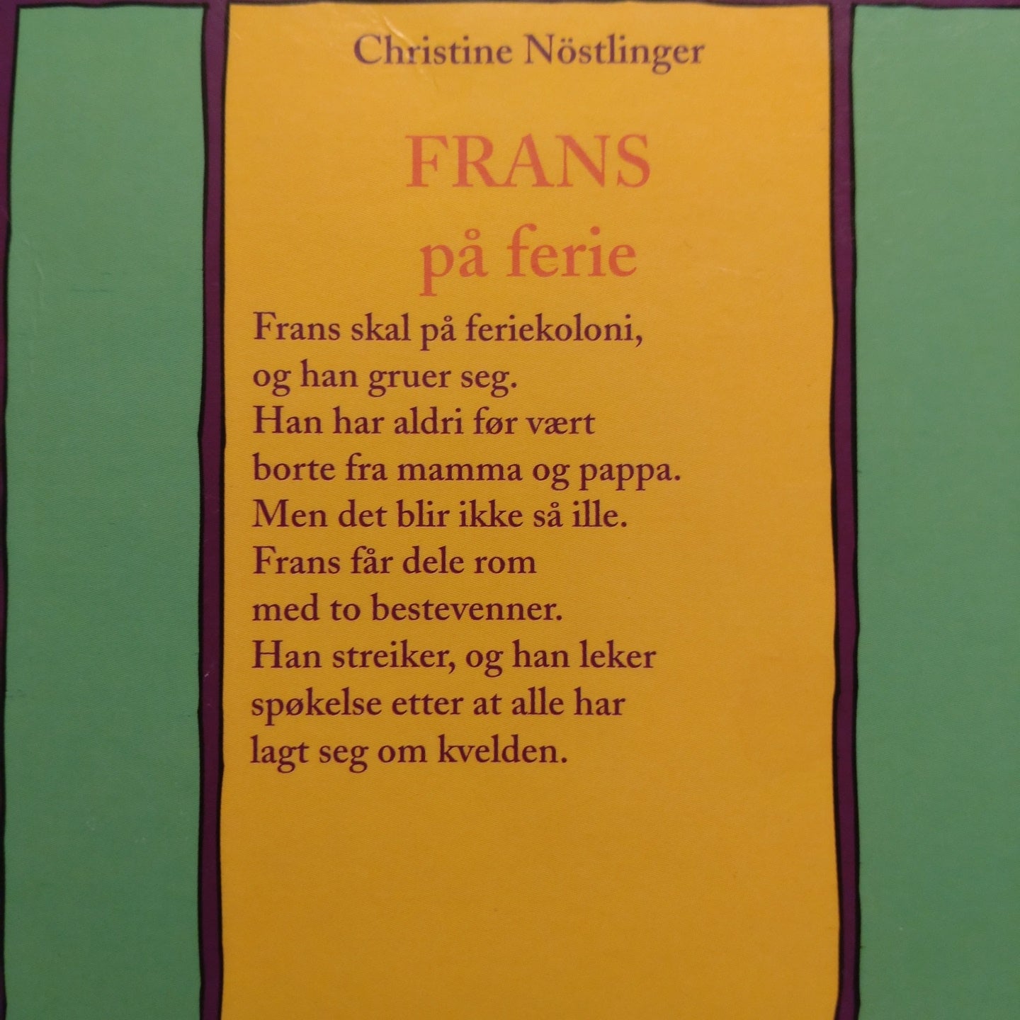 Nöstlinger, Christine: Frans på ferie