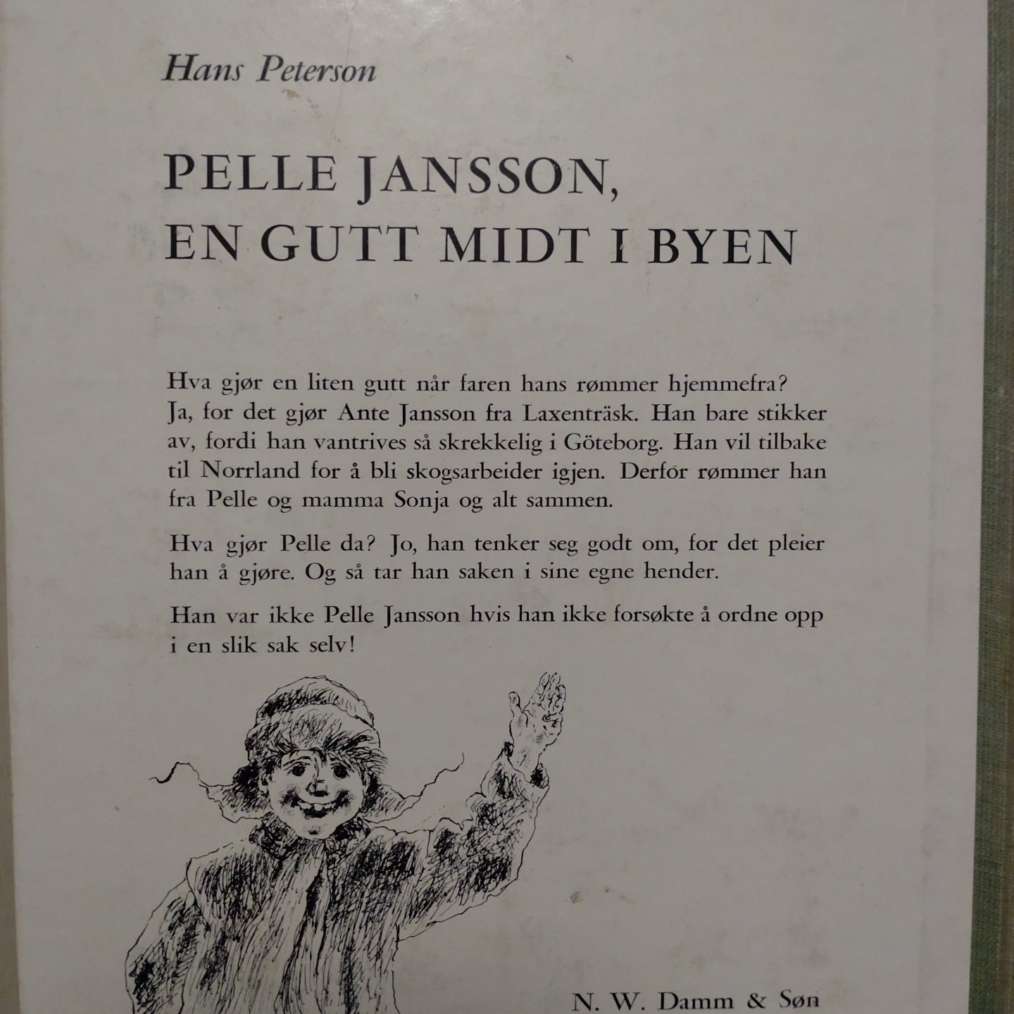 Peterson, Hans: Pelle Jansson - En gutt midt i byen