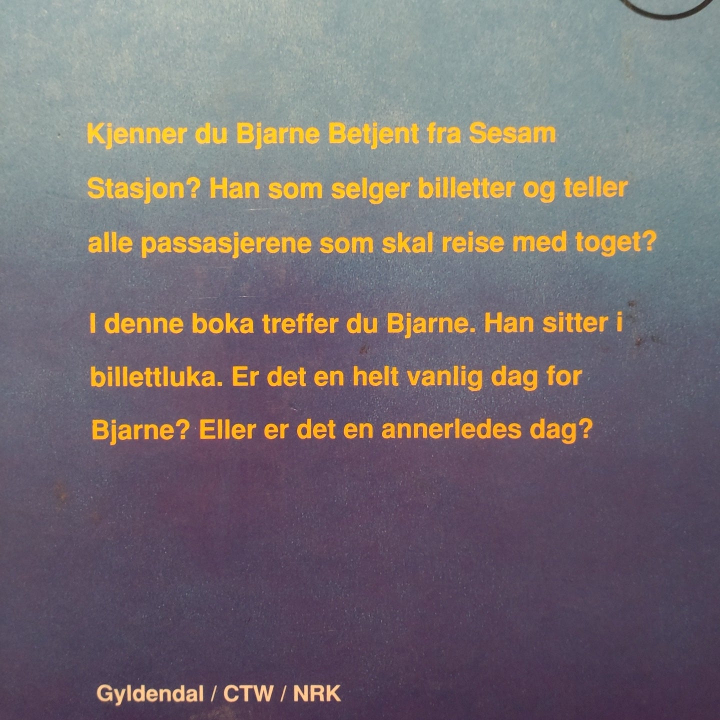 Skeie, Eyvind, Gratulerer med dagen, Bjarne Betjent!