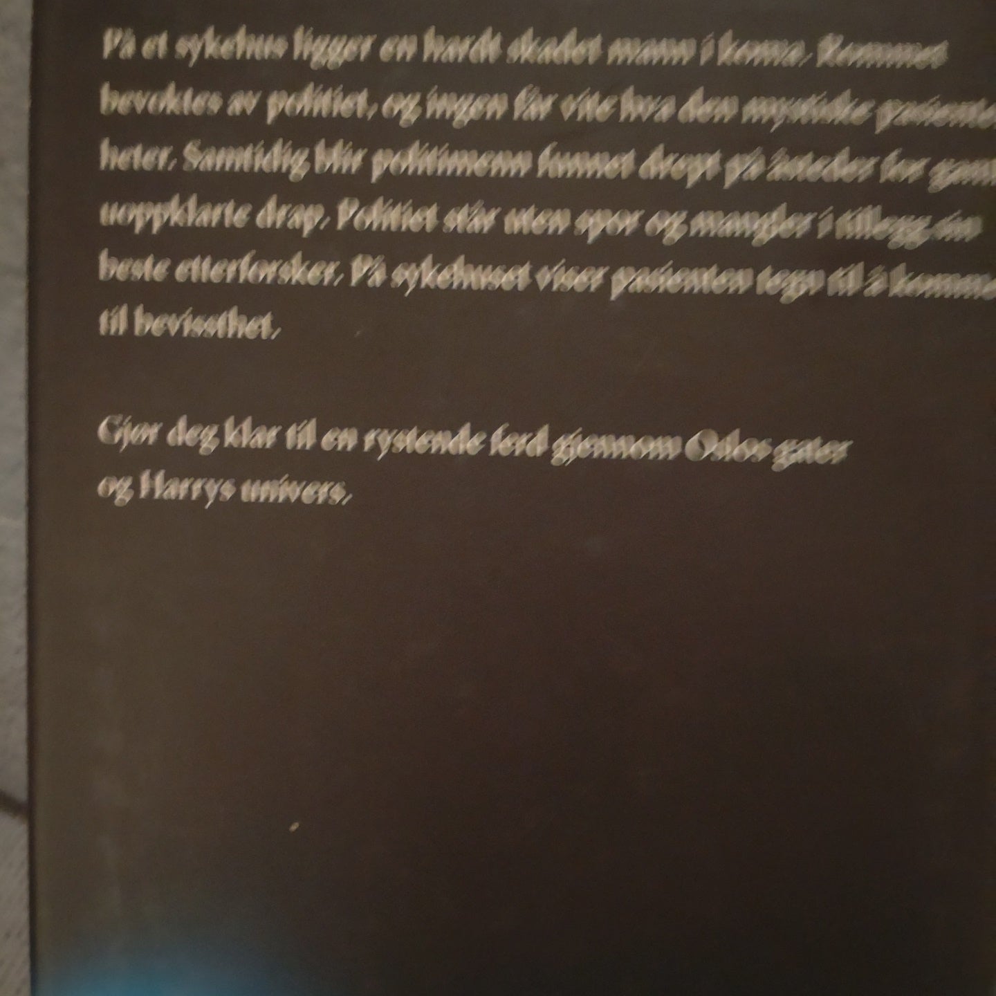 Nesbø, Jo: Politi - Harry Hole 10