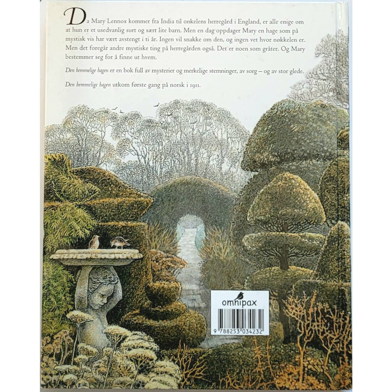 Den hemmelige hagen av Frances Hodgson Burnett, Brukt bok