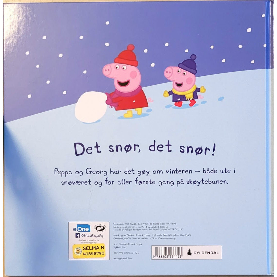 Peppa Pig - Peppas vinterbok