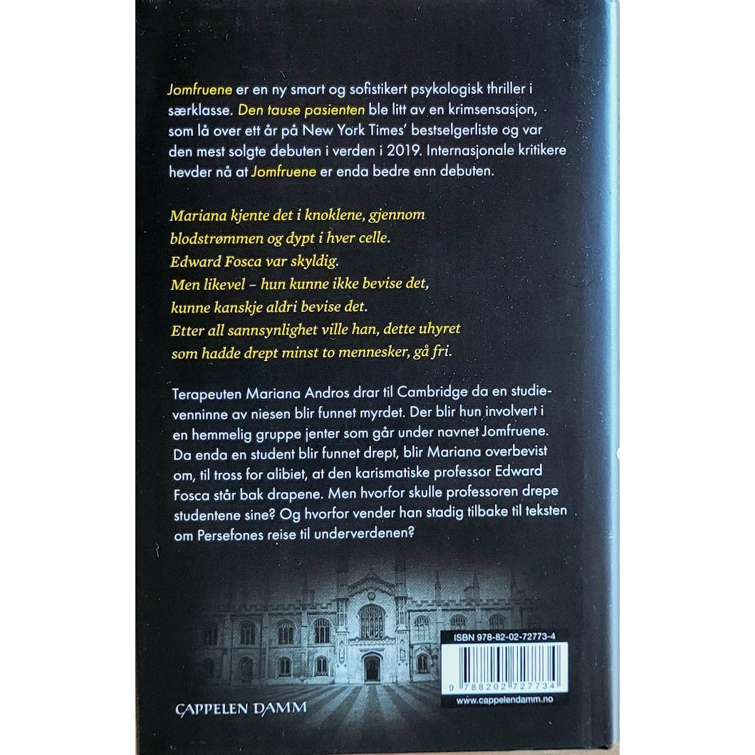 Michaelides, Alex: Jomfruene