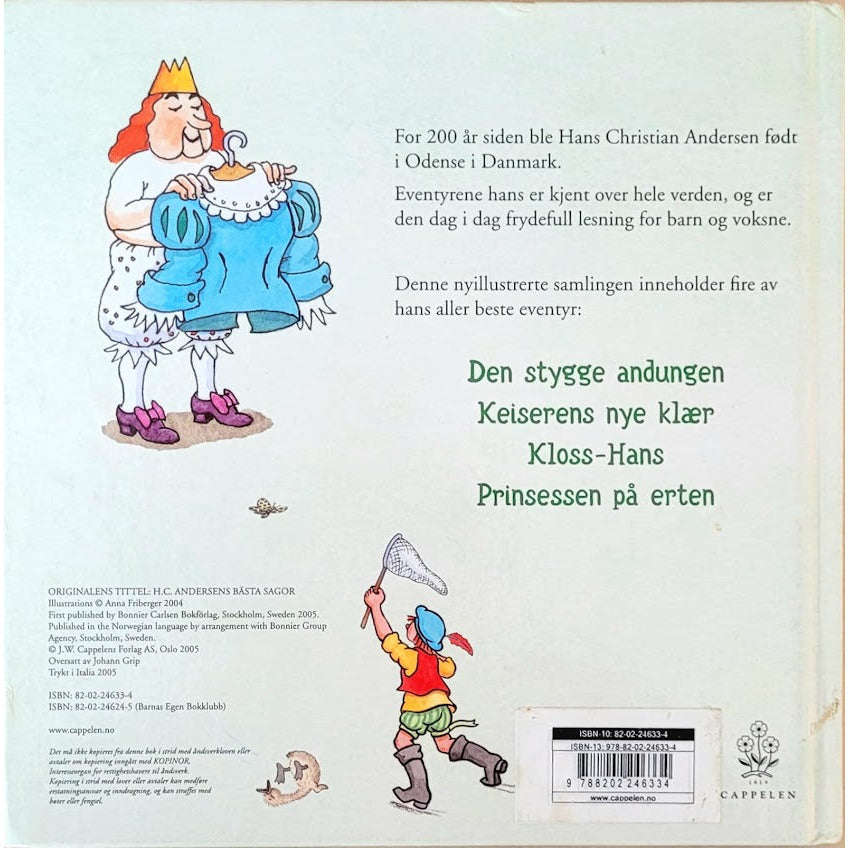 Prinsessen på erten - og andre eventyr, brukte bøker av H.C. Andersen