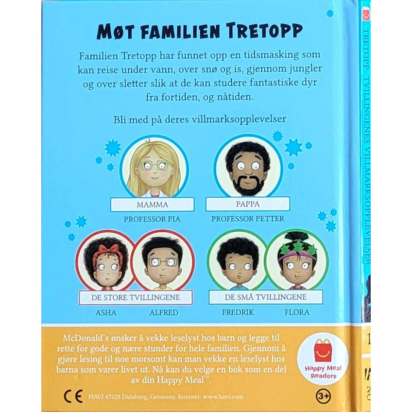 Cowell, Cressida: Tretopp-tvillngenes villmarksopplevelser