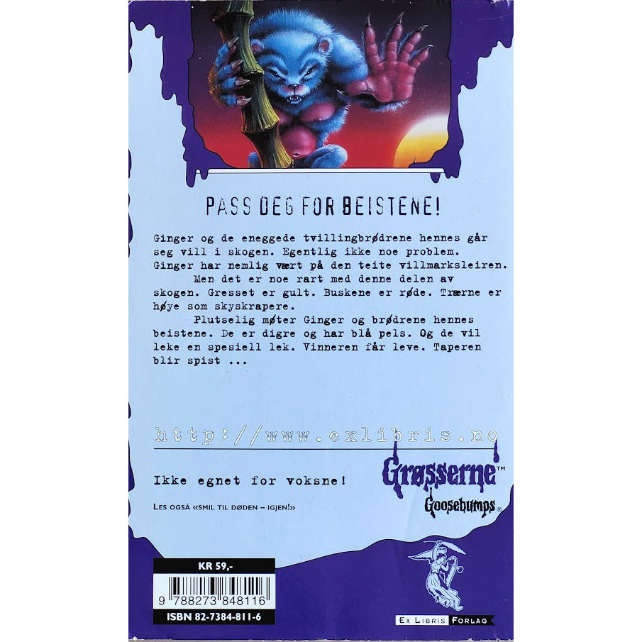 Stine, R.L.: Grøsserne 43 - De blå beistene