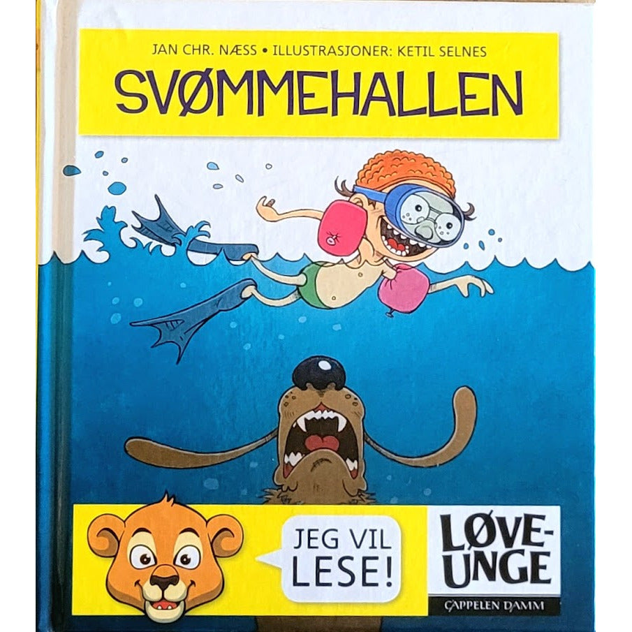 Løveunge - Jeg vil lese!: Svømmehallen - brukte bøker av Jan Chr. Næss