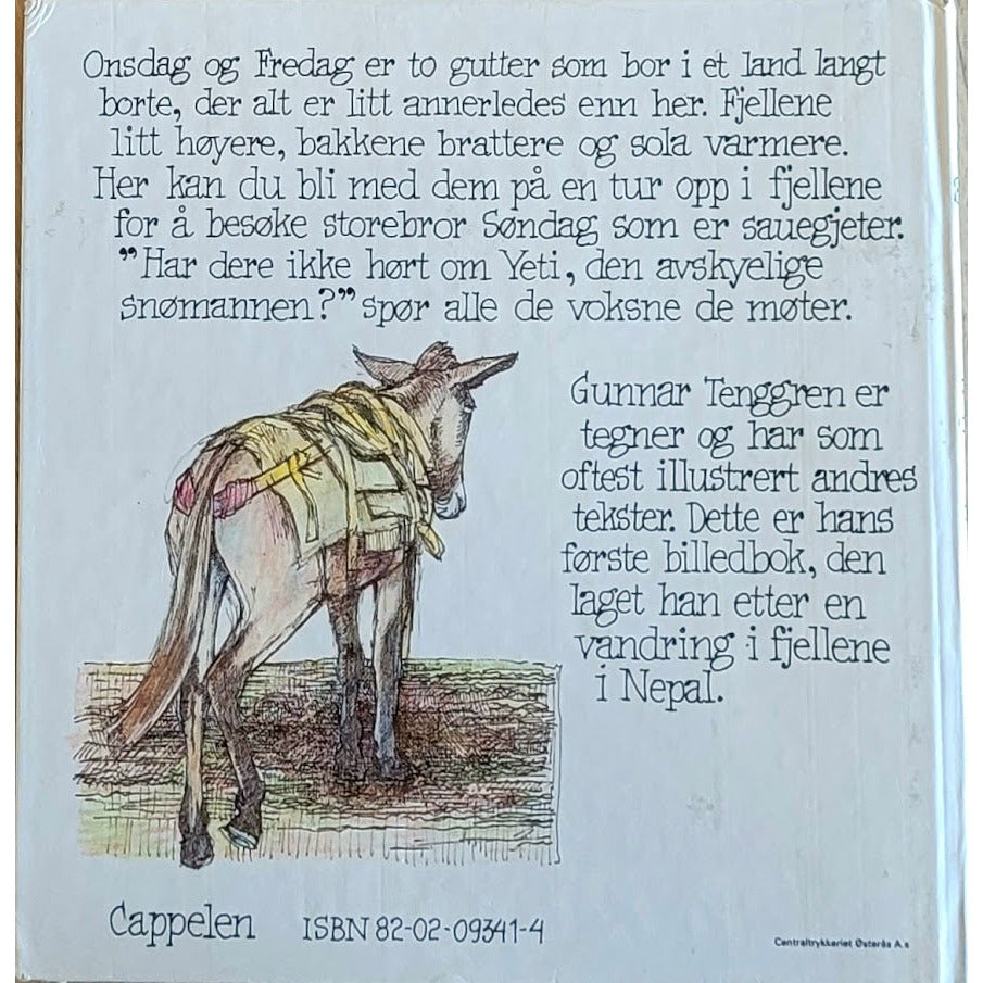 Tenggren, Gunnar: Da Onsdag og Fredag tok turen til Søndag