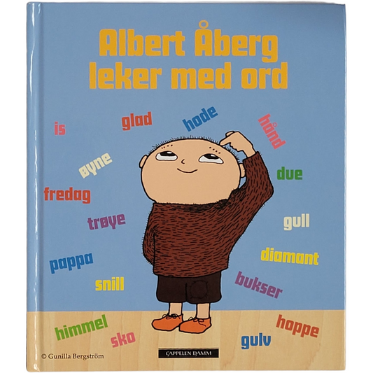 Albert Åberg leker med ord. Brukte bøker av Gunilla Bergström