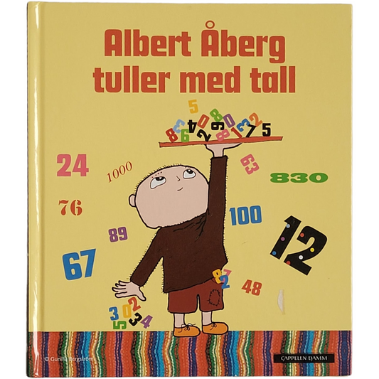 Albert Åberg tuller med tall. Brukte bøker av Gunilla Bergström