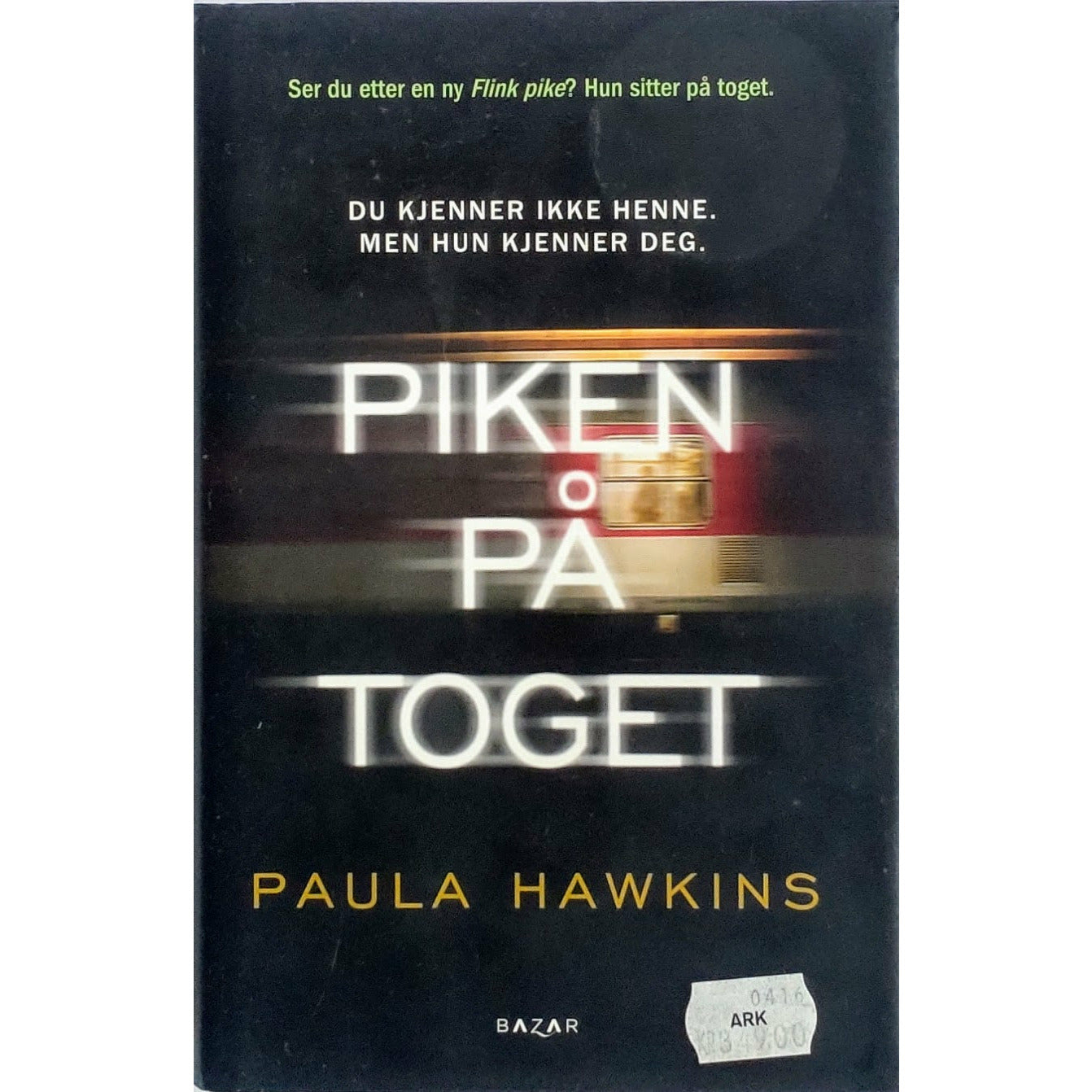 Piken på toget, brukte bøker av Paula Hawkins