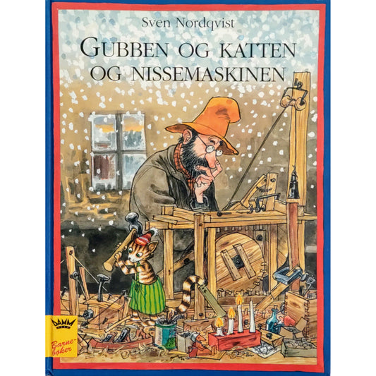 Gubben og katten og nissemaskinen, brukte bøker av Sven Nordqvist