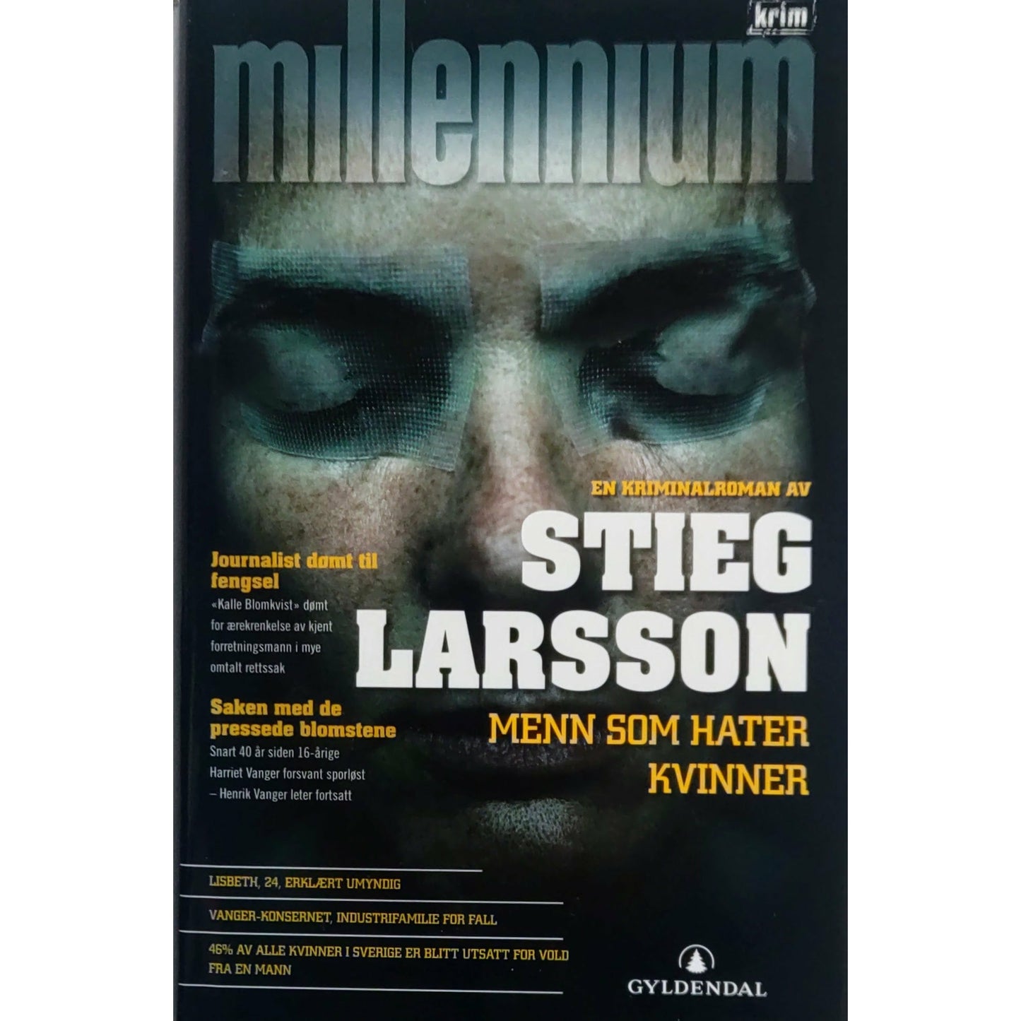 Brukte bøker av Stieg Larsson. Skjønnlitteratur, krim, roman - del 1 i Millennium-serien om Lisbeth Salander.