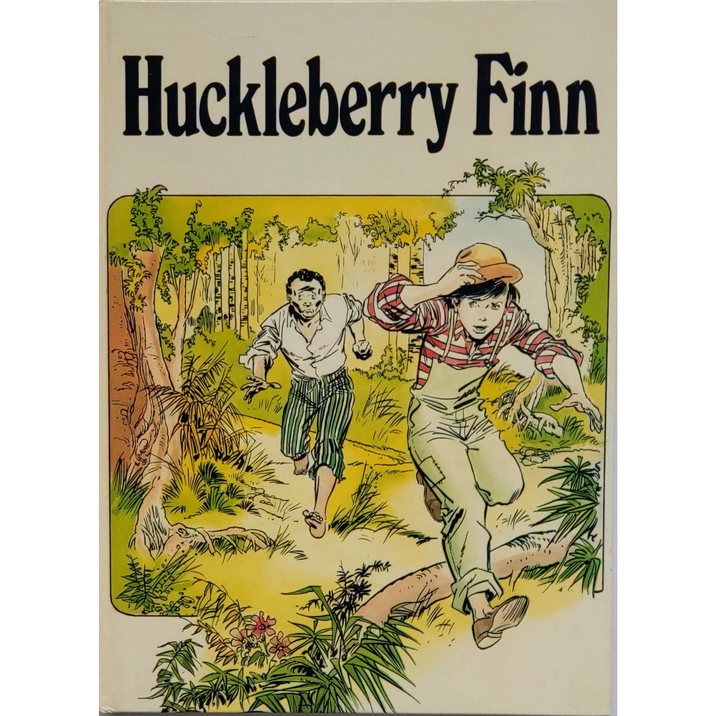 Huckleberry Finn av Mark Twain. Brukte bøker fra Bokklubben barnas bokpakke