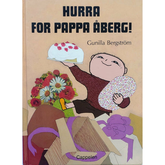 Hurra for pappa Åberg - Brukte barnebøker av Gunilla Bergström