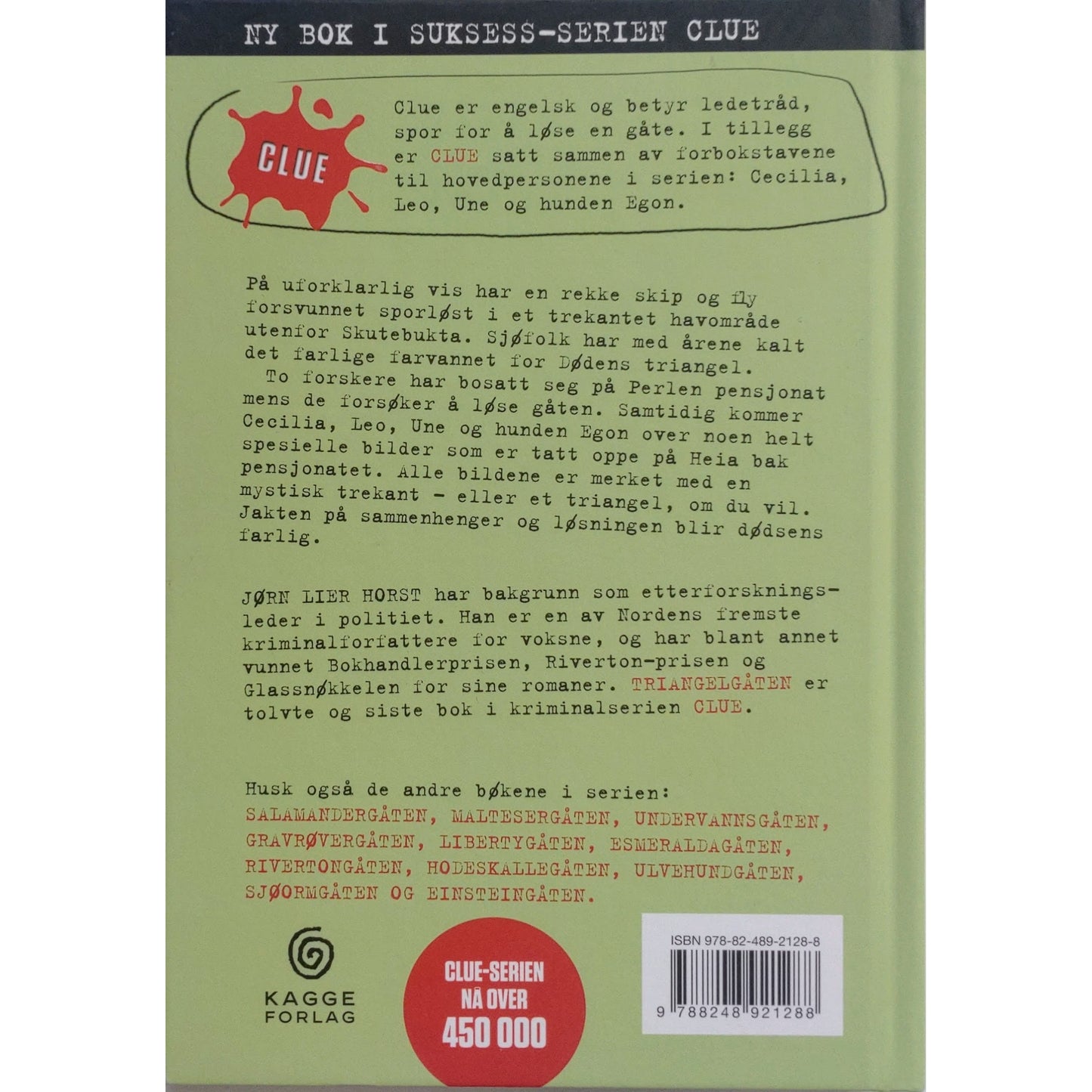 Horst, Jørn Lier: Triangelgåten - Clue-serien 12