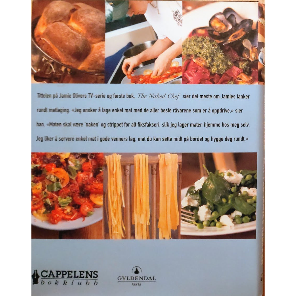 Mat fra Jamies Kjøkken. The naked chef. Brukt bok av Jamie Oliver