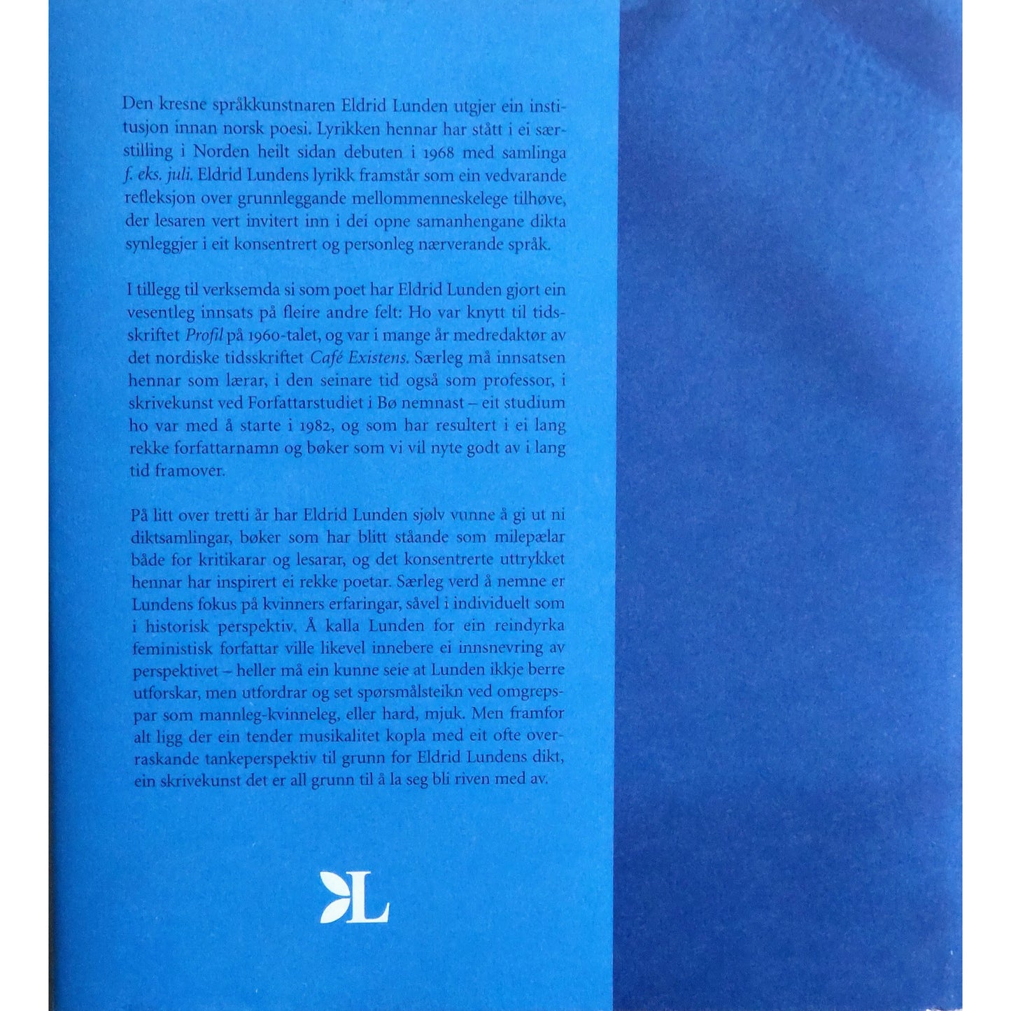 Eldrid Lunden: Dikt i samling 1968 - 2000