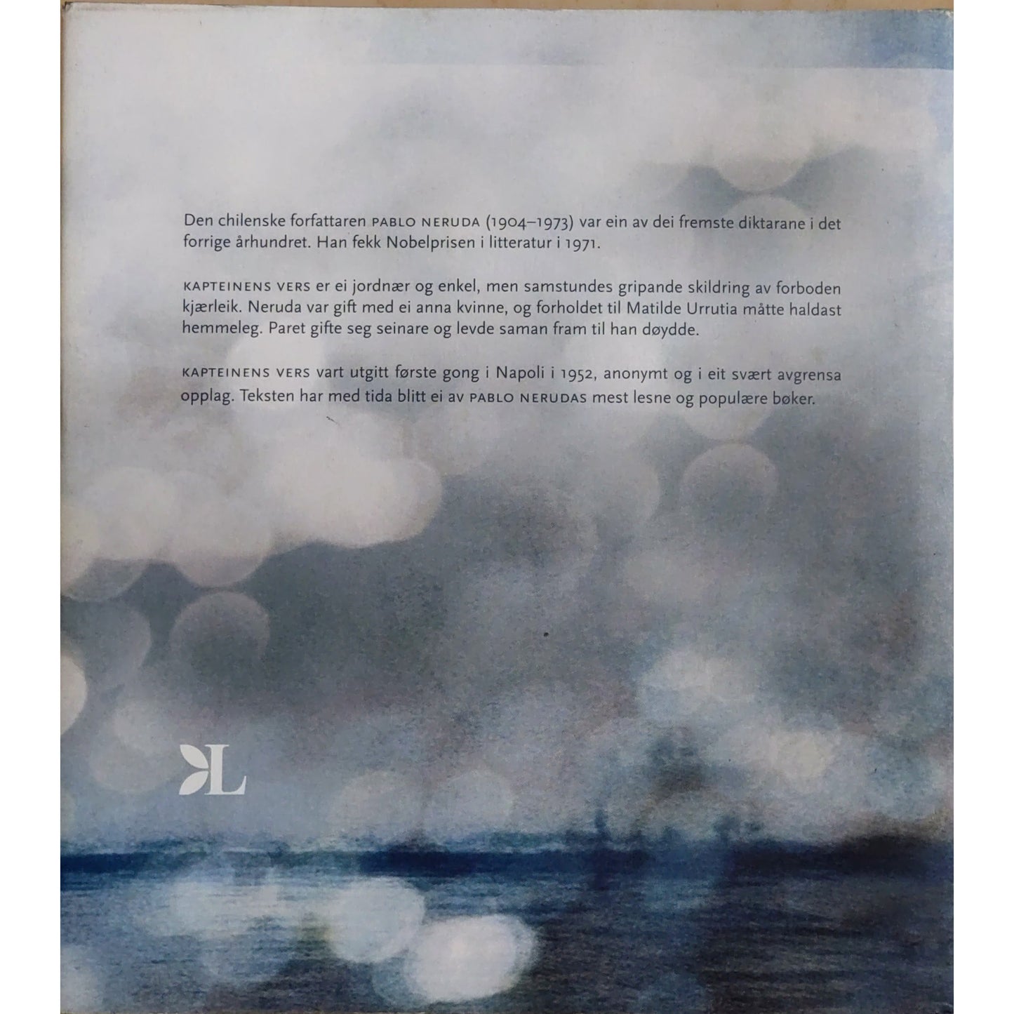 Pablo Neruda: Kapteinens vers. Brukte bøker
