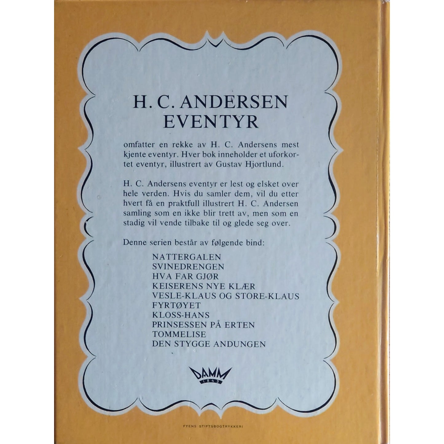 Prinsessen på erten - og det er helt sant, brukte bøker av H.C. Andersen