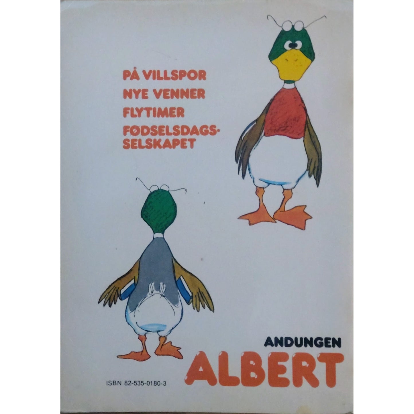 Andungen Albert Flytimer. Brukte bøker og tegneserier