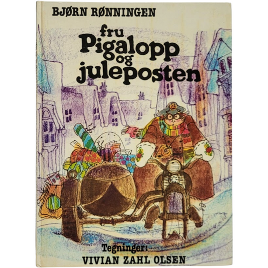 Fru Pigalopp og juleposten, brukte bøker av Bjørn Rønningen og Vivian Zahl Olsen