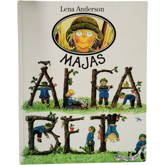 Majas alfabet, brukte bøker av Lena Anderson