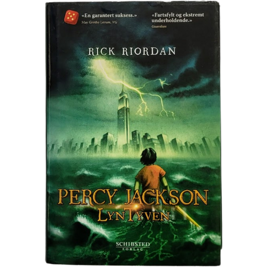 Lyntyven - Percy Jackson 1, brukte bøker av Rick Riordan