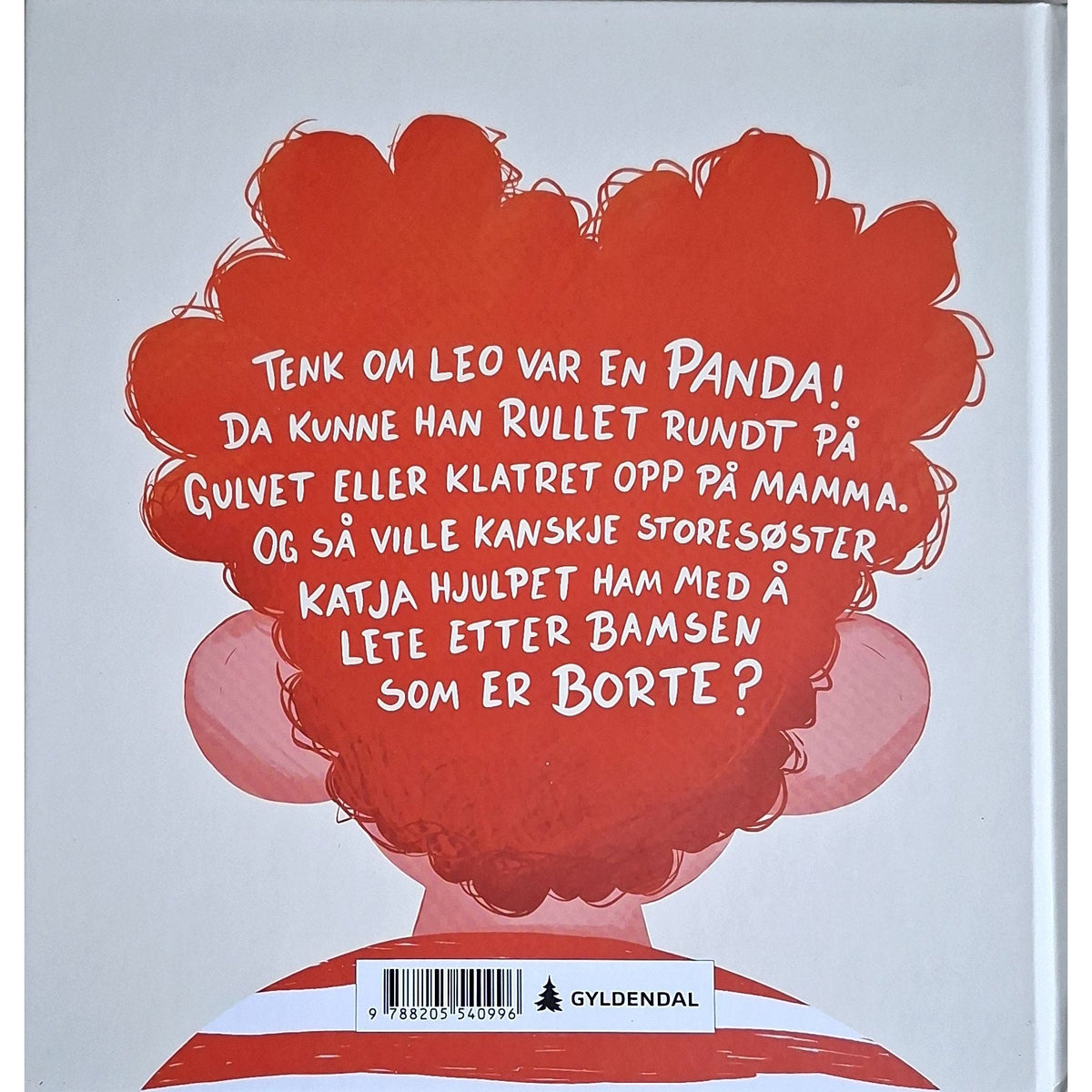 Leo er en panda, bakside