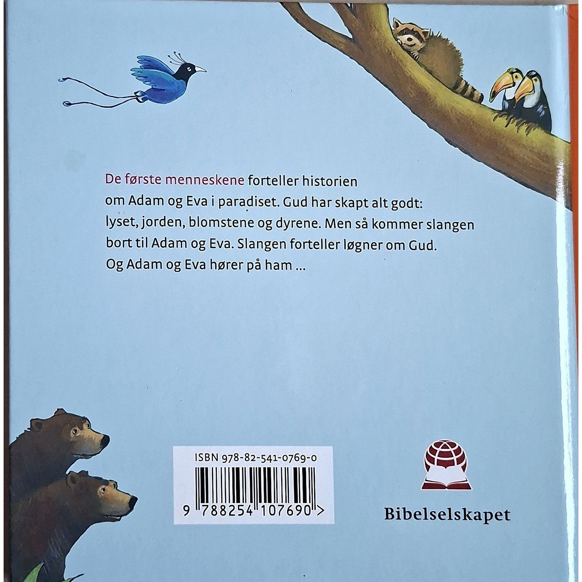 De første menneskene, bakside
