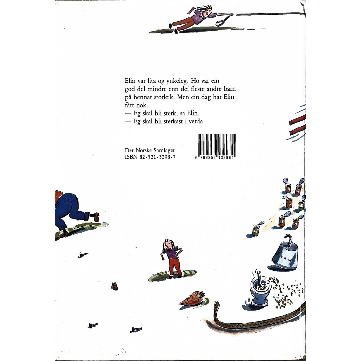 Elin sterkast i verda, bakside