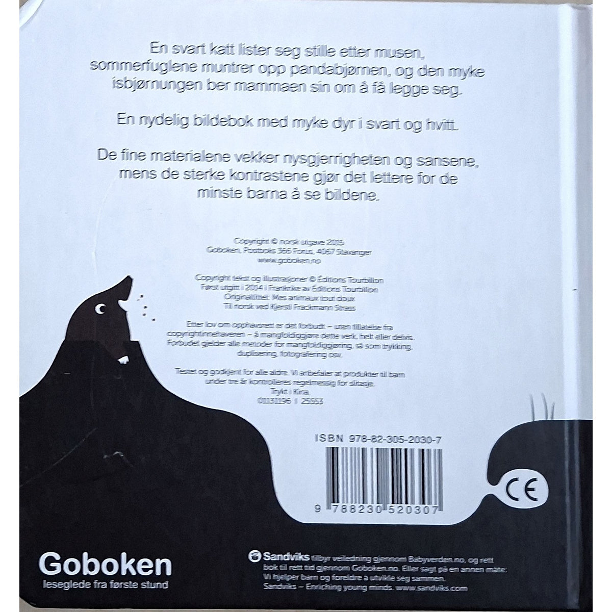 Ta og føl på myke dyr, bakside