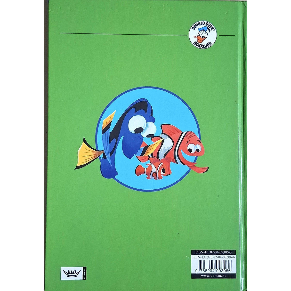 Disney - Pixar: Oppdrag Nemo, bakside