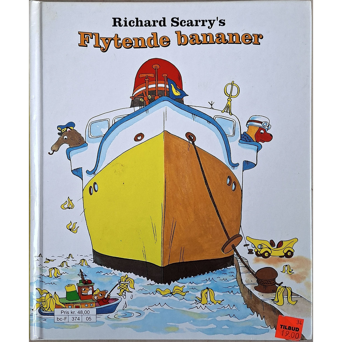Flytende bananer, brukte bøker av Richard Scarry