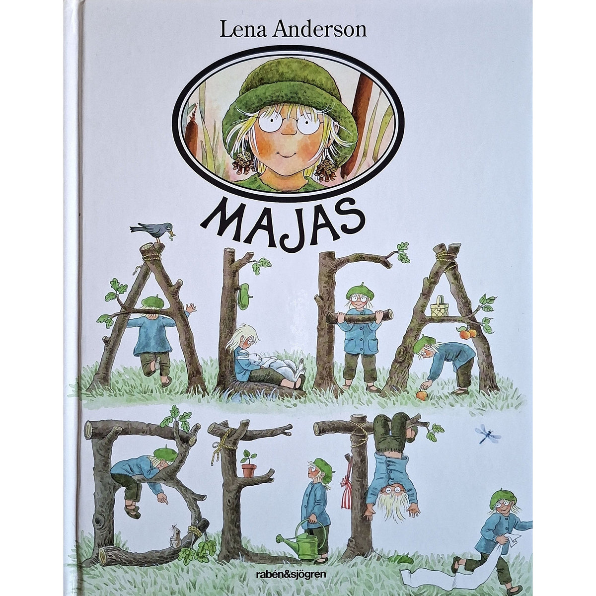 Majas alfabet (svensk utgave), brukte bøker av Lena Anderson