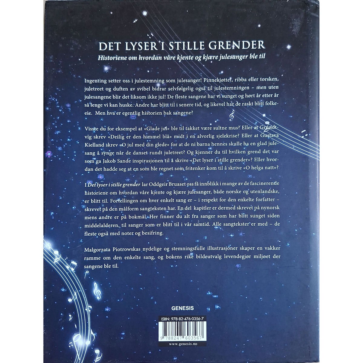Det lyser i stille grender, bakside