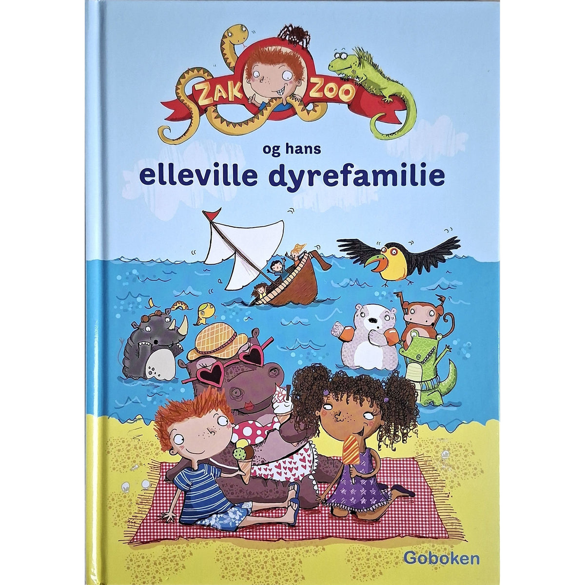 Zak Zoo og hans elleville dyrefamilie, brukte bøker av Justine Smith