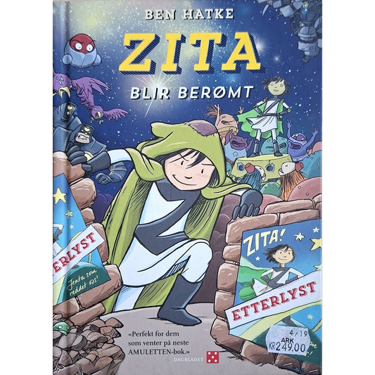 Zita blir berømt, brukte barnebøker av Ben Hatke
