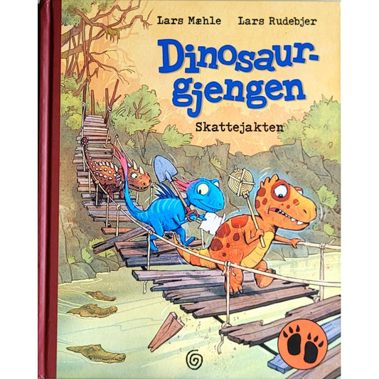 Dinosaurgjengen 4 - Skattejakten, brukte bøker av Lars Mæhle og Lars Rudebjer