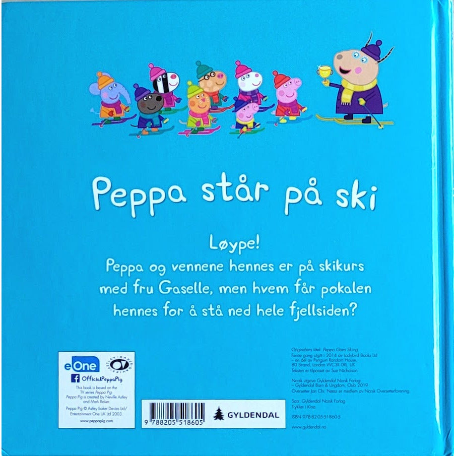 Peppa Pig - Peppa står på ski