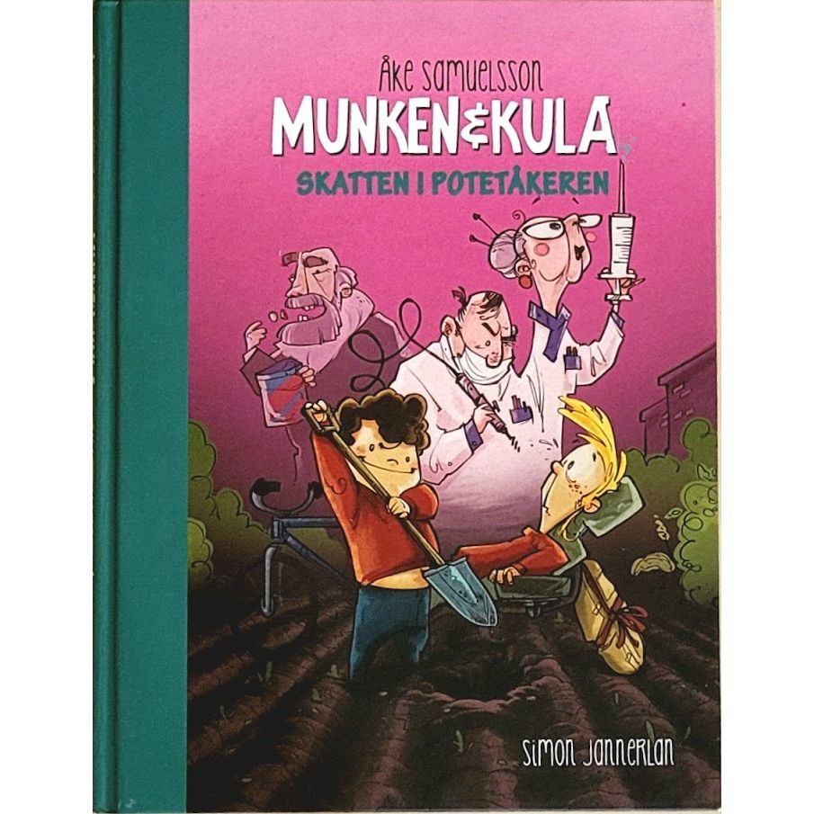 Munken & Kula 4 - Skatten i potetåkeren, brukte bøker av Åke Samuelsson