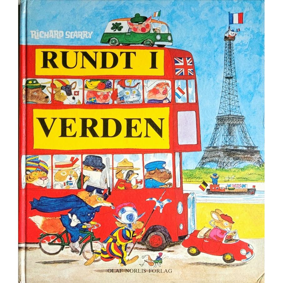 Rundt i verden, brukte bøker av Richard Scarry