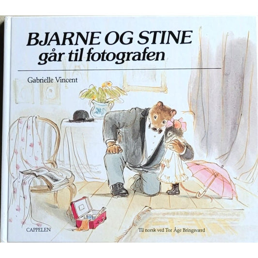 Bjarne og Stine går til fotografen; av Gabrielle Vincent. Brukte bøker