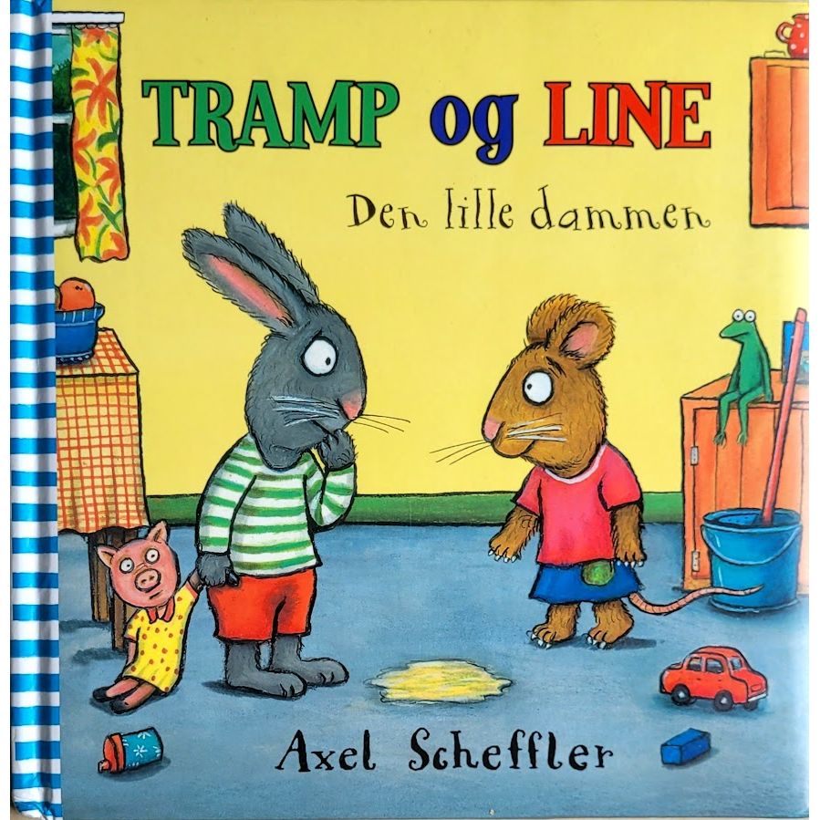 Tramp og Line - Den lille dammen. Brukte bøker av Axel Scheffler