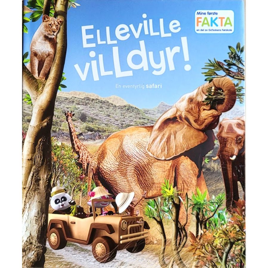 Elleville villdyr. Brukt bok fra Mine første fakta serien